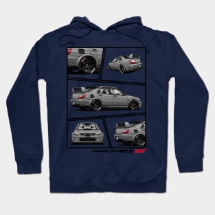 Impreza WRX STI Hawkeye Grey, JDM Car Hoodie